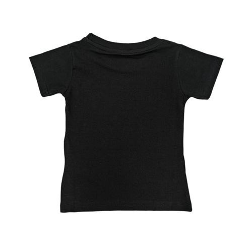 Camiseta color rojo con estampado navideño para niña