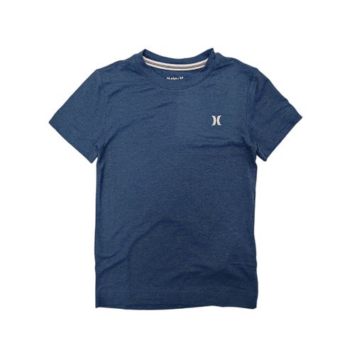 Camiseta color navy de cuello redondo y mangas cortas para niño