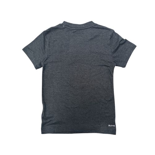 Camiseta color gris de cuello redondo y mangas cortas para niño