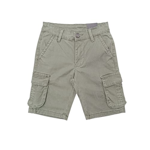 Bermuda color verde estilo tipo cargo para niño