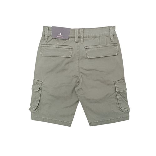 Bermuda color verde estilo tipo cargo para niño