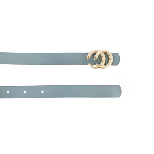 Cincho casual en color celeste para mujer