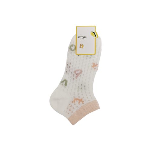 Calcetines blancos con diseño estampado para niña