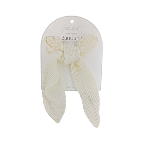 Bandana en color blanco para mujer