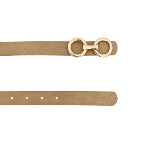 Cincho casual en color beige para mujer