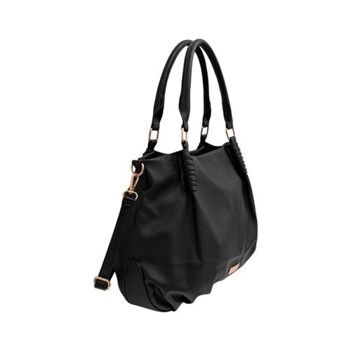 Cartera casual tote en color negro para mujer