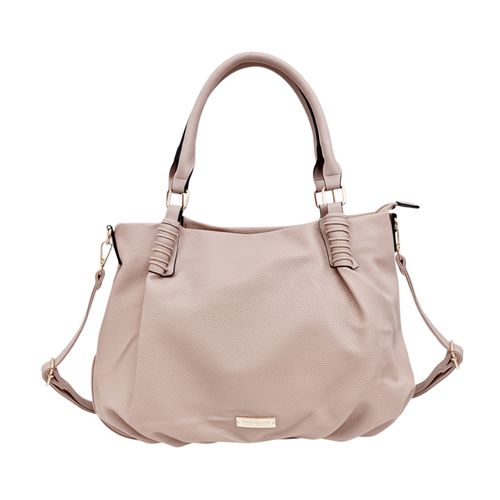 Cartera casual tote en color rosa para mujer