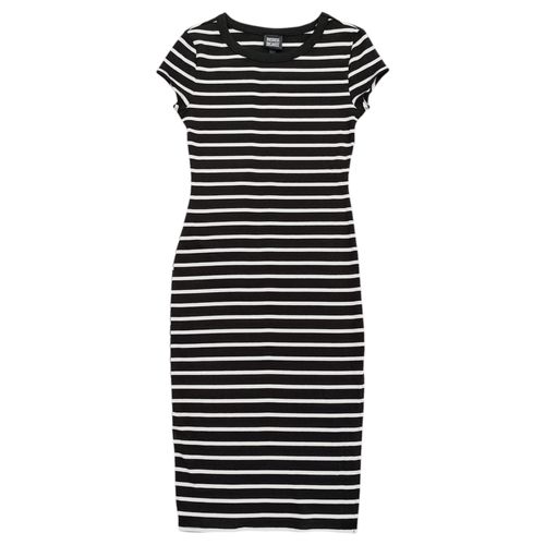 Vestido en bicolor con mangas para mujer