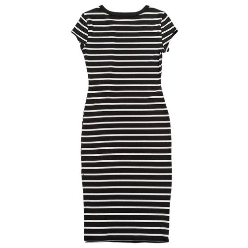 Vestido en bicolor con mangas para mujer