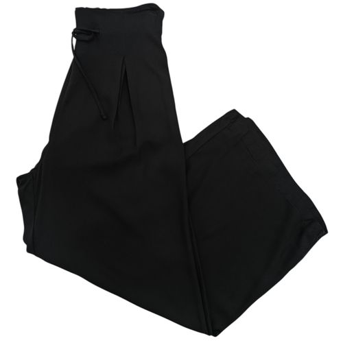 Pantalón wide leg en color negro casual para mujer