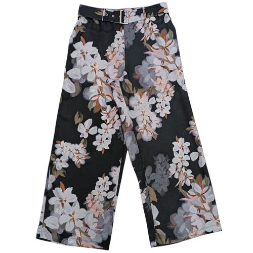 Pantalón wide leg en multicolor para mujer