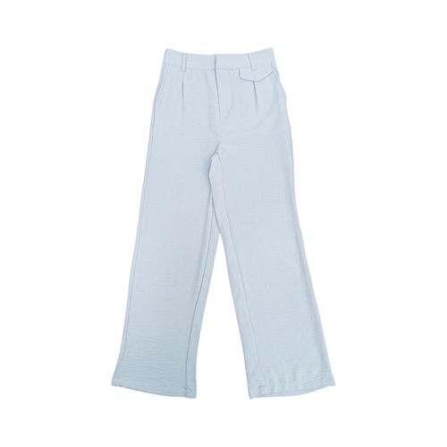 Pantalón color celeste estilo recto para niña