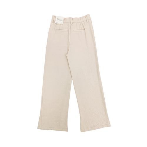 Pantalón color beige estilo recto para niña
