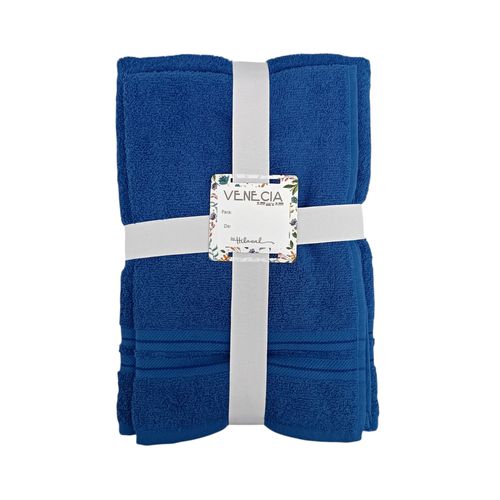 Set de toalla Hilasal color azul de baño