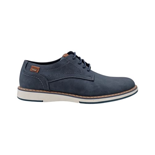 Mocasines casuales en color azul sólidos para hombre