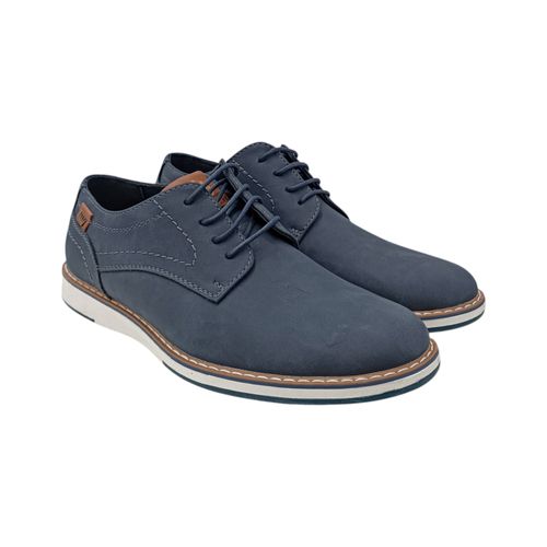 Mocasines casuales en color azul sólidos para hombre