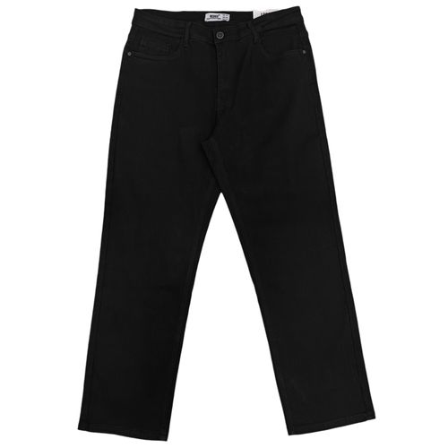 Slim jeans color negro sólido para hombre