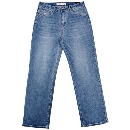 Baggy jeans color azul claro lavado para hombre