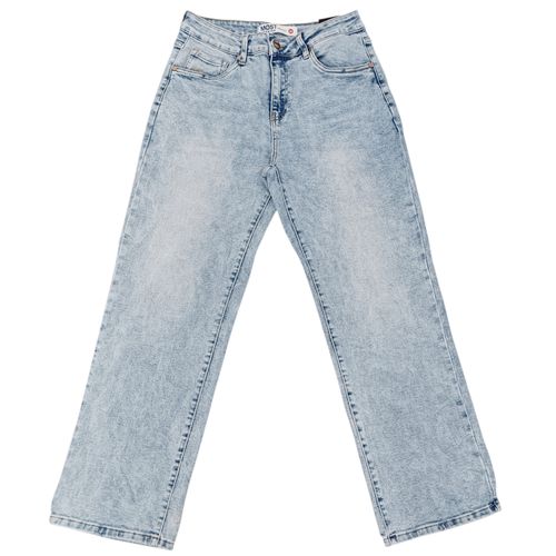 Baggy jeans color azul claro lavado para hombre