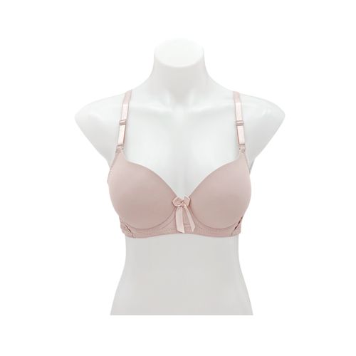 Brasier color beige con varillas copa B para mujer