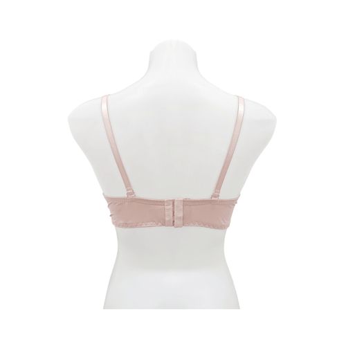 Brasier color beige con detalle de encaje en copa B para mujer