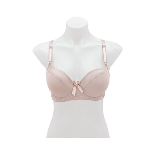 Brasier color beige con varillas copa B para mujer