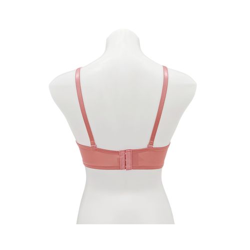Brasier color rosa con varillas copa B para mujer