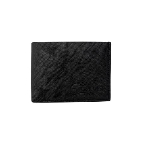 Billetera bifold en color negro para hombre