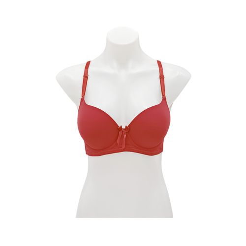 Brasier color rojo con varillas copa B para mujer