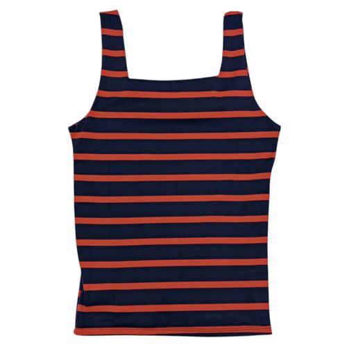 Blusa bicolor de tirantes casual para mujer