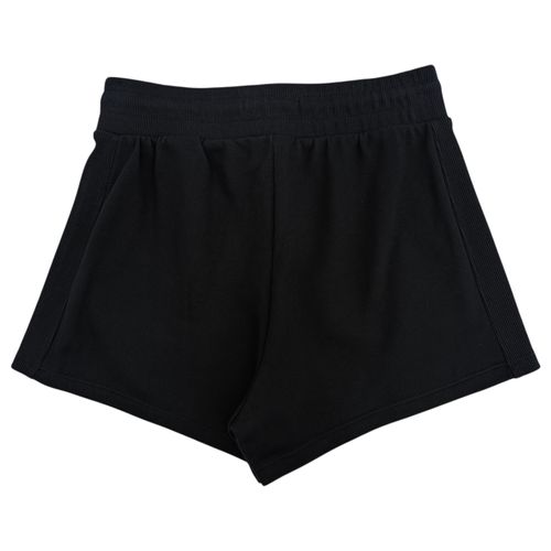 Short deportivo en color negro con diseño sólido para mujer