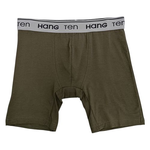 Bóxer color verde olivo con estilo trunk para hombre