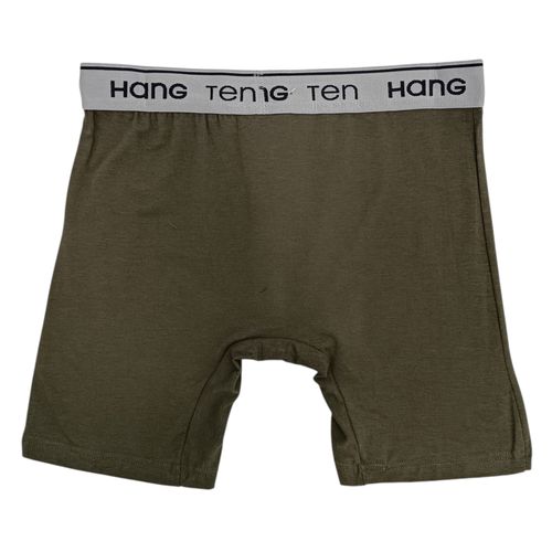 Bóxer color verde olivo con estilo trunk para hombre