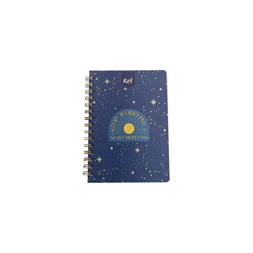 Cuaderno Kiut 80 hojas en color azul