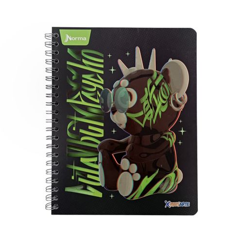 Cuaderno Norma argollado 200 hojas con diseño de oso