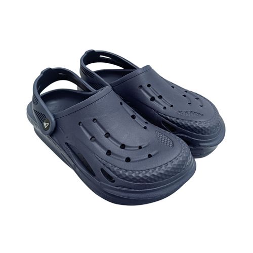 Sandalia color azul tipo crocs para hombre