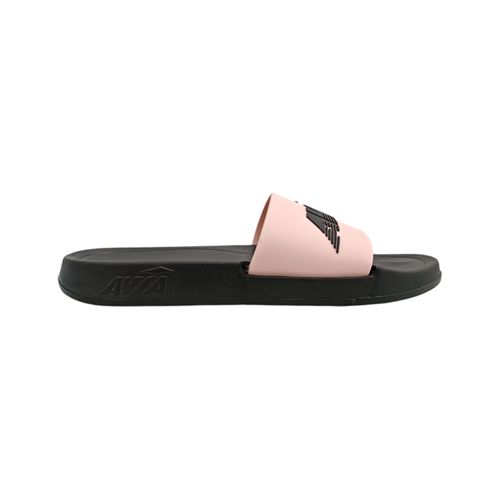 Sandalias en bicolor tipo slide para mujer