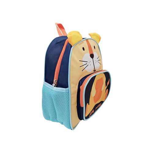 Mochila infantil en multicolor con diseño de león