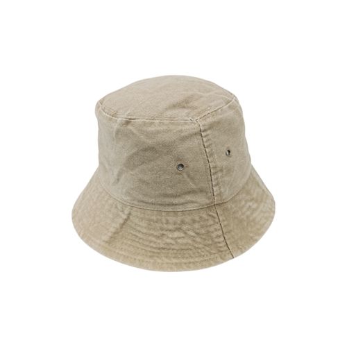 Sombrero infantil color beige lavado tipo cubo