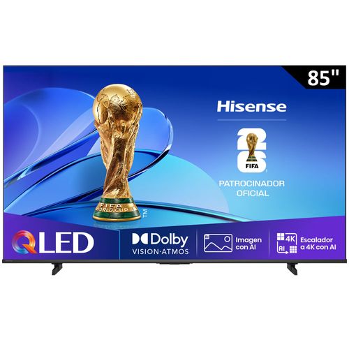 Pantalla Hisense 85" (215.9 cm) QLED UHD 4K HDR10 85Q6QV