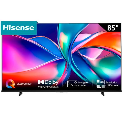 Pantalla Hisense 85" (215.9 cm) QLED UHD 4K HDR10 85Q6QV