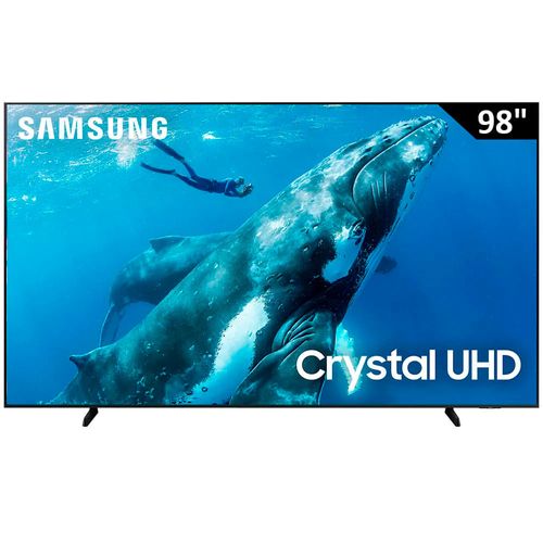 Pantalla Samsung 98" (248.92 cm) LED Crystal UHD 4K HDR10+ DU9000