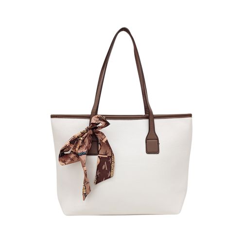 Cartera tote color café para mujer