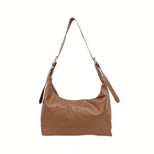 Cartera Hobo color café de estilo casual para mujer