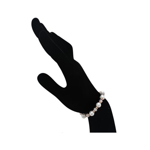 Pulsera multicolor con detalle circular para mujer