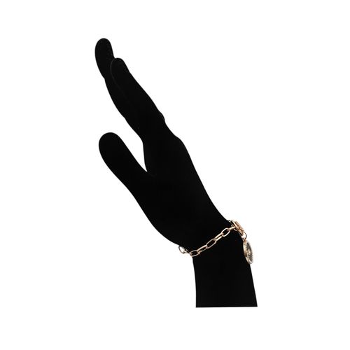 Pulsera color dorado con dije de ojo egipcio para mujer