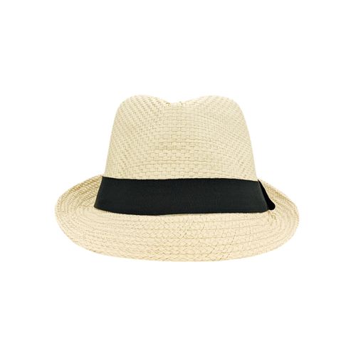 Sombrero color ivory con textura para mujer