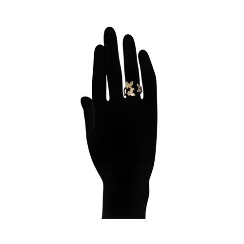 Anillo ajustable color dorado para mujer