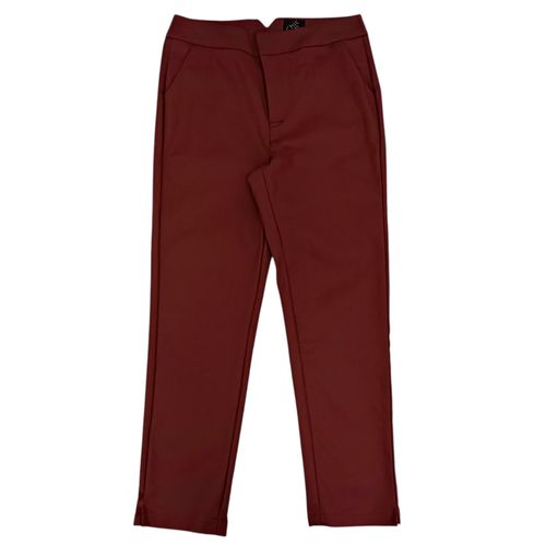 Pantalón skinny color vino estilo casual para mujer
