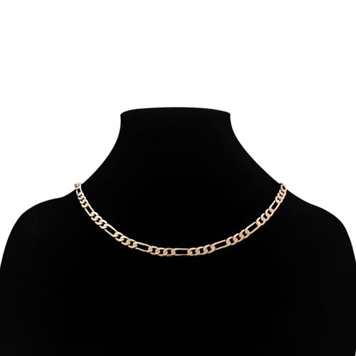 Cadena color dorado con diseño de eslabones unisex